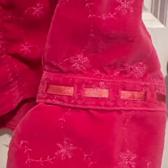 Northern Isles Women’s Hot Pink Button Down Embroidered Shacket SzL BarbieCore - Picture 10 of 14